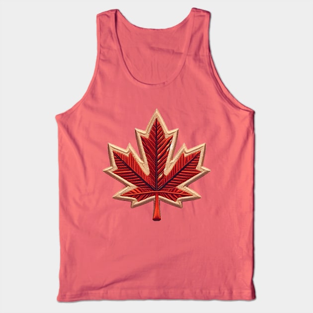 Maple leaf Tank Top by Sobalvarro